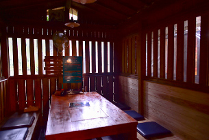 店内の様子:大人数用